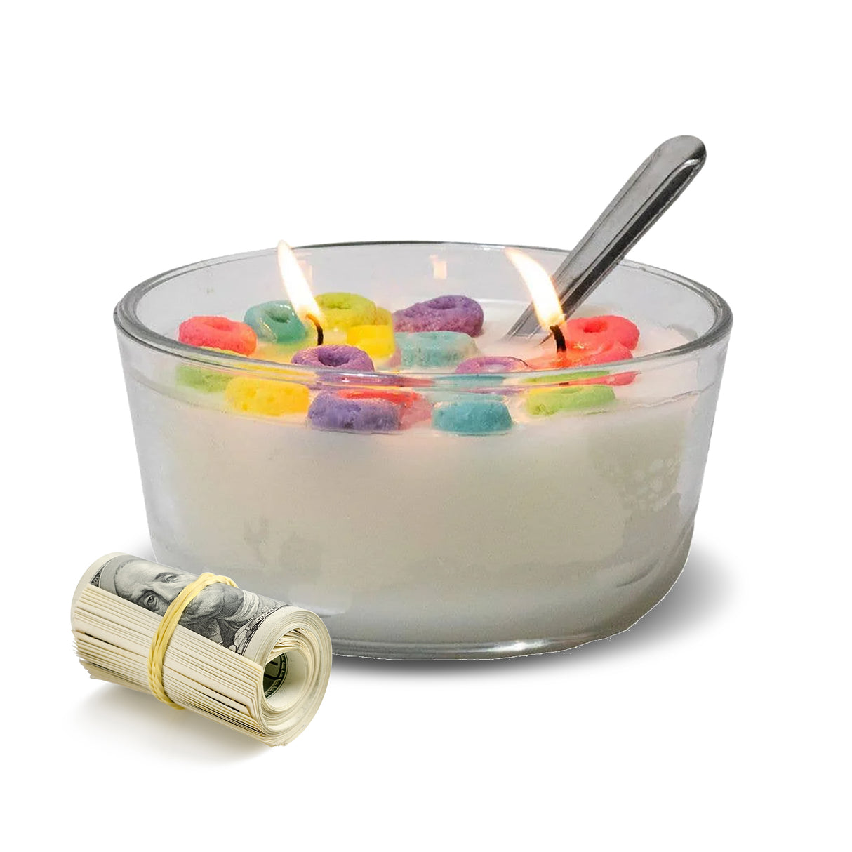 Cereal Cash Candles - Cereal Scented Candles - Choose Your Toppings!