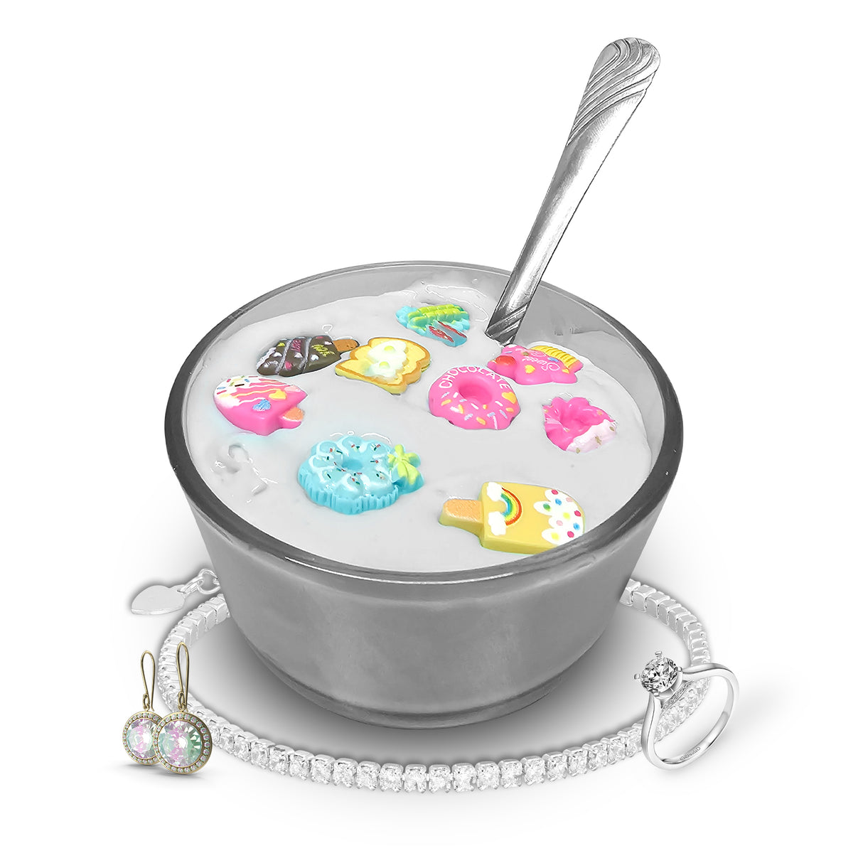 Coco Cabana Jewelry Cereal Slime