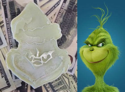 GIANT GRINCH CASH WAX MELT (WORLDS LARGEST!)