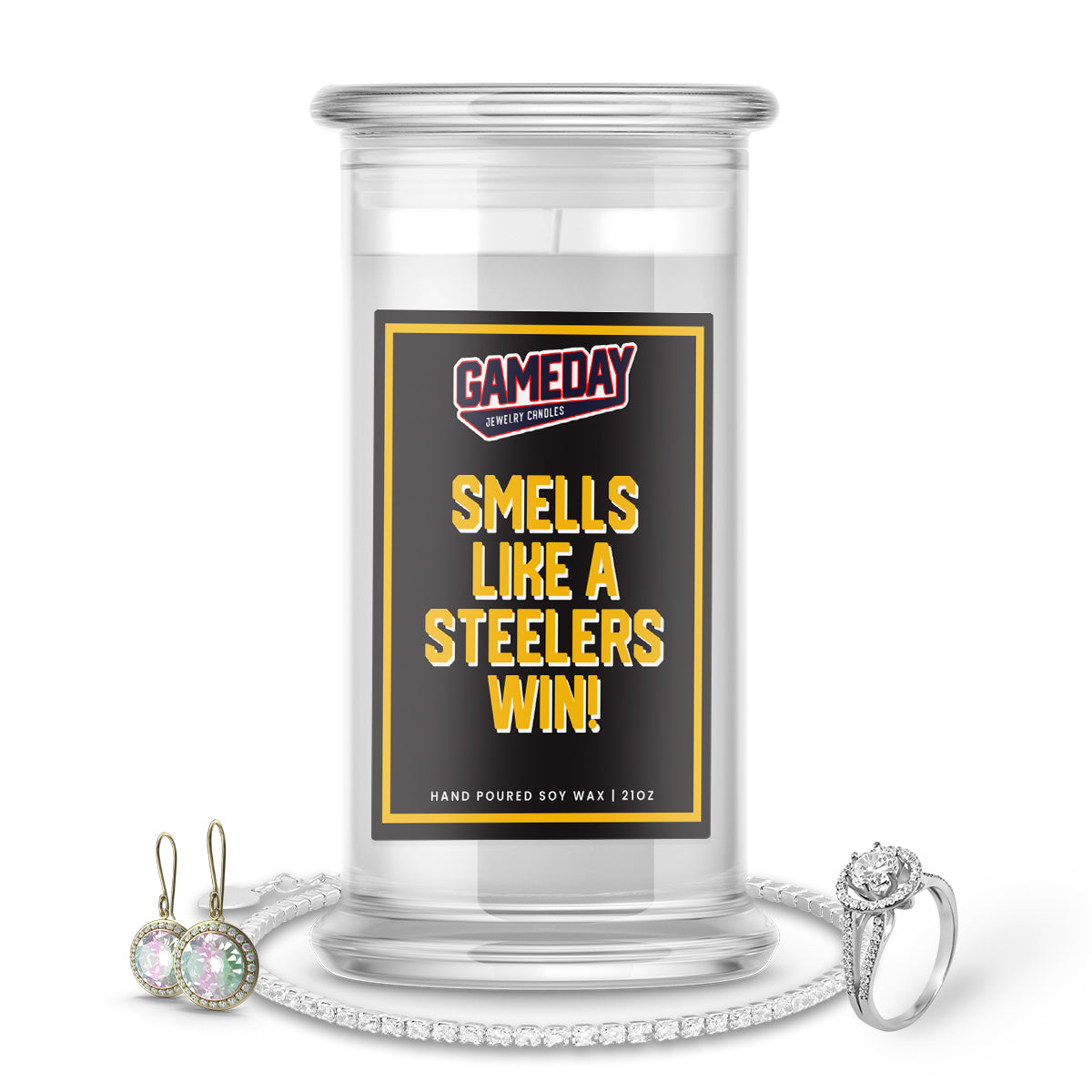 Pittsburgh Steelers Game Day Jewelry Candles