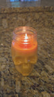 BIRTHDAY CAKE SKULL CASH CANDLE