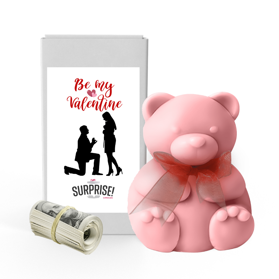 Be My Valentine | Valentines Day Surprise Cash Money Bear Wax Melts