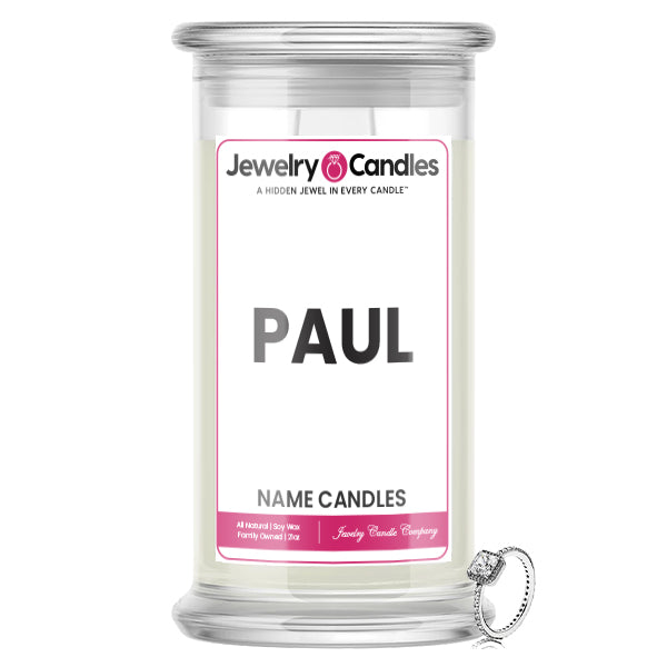 PAUL Name Jewelry Candles