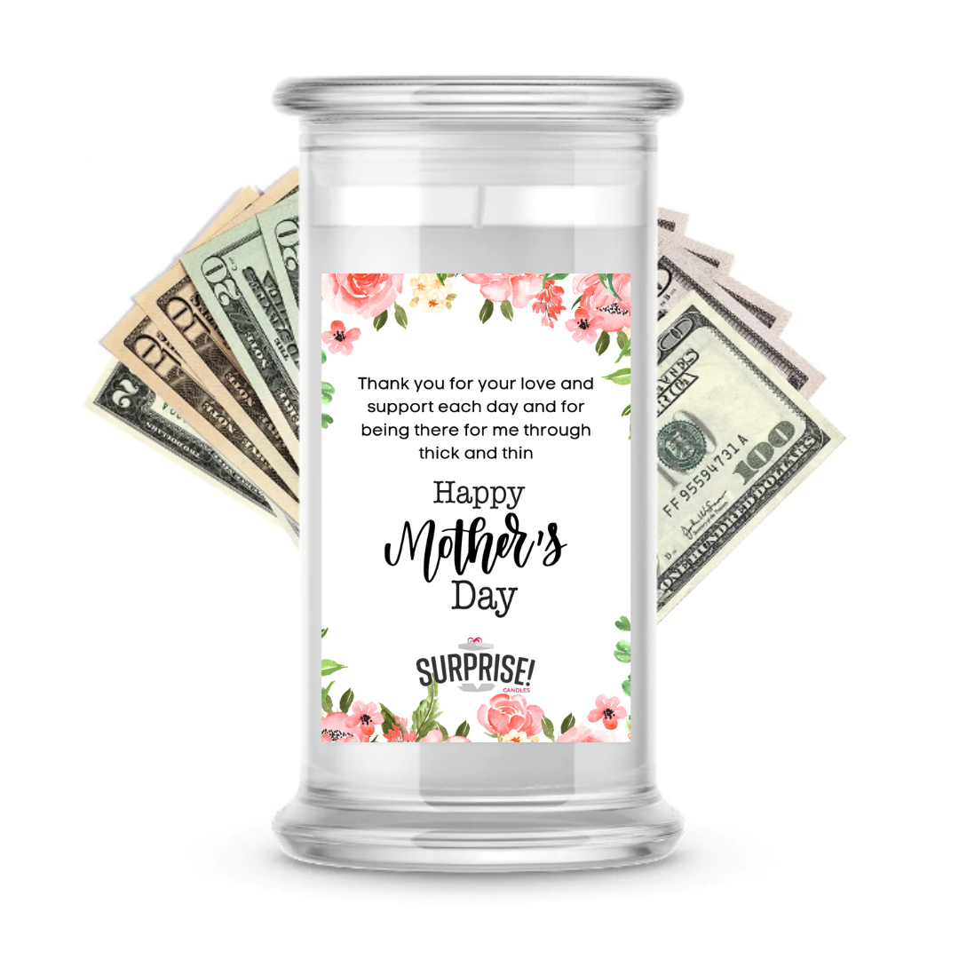 Happy Mother's Day  | MOTHERS DAY CASH MONEY CANDLES