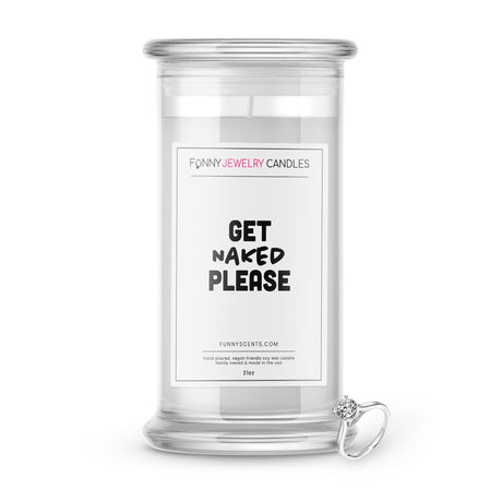 get naked please jewelry funny candle
