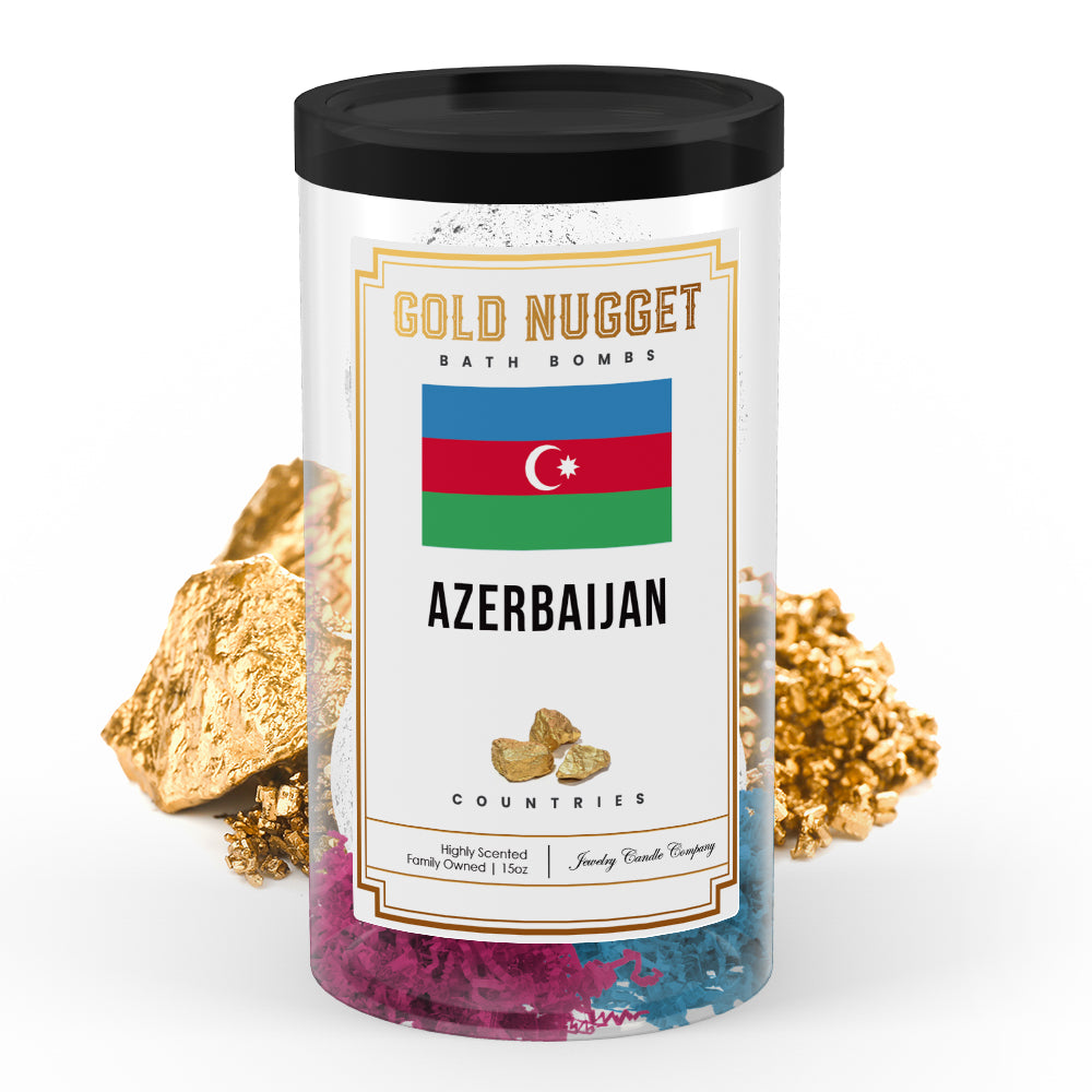 Azerbaijan Countries Gold Nugget Bath Bombs