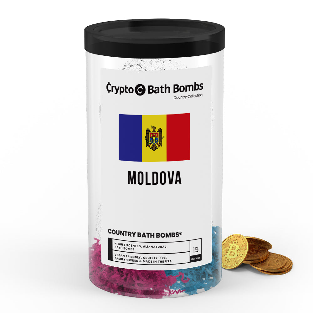 Moldova Country Crypto Bath Bombs