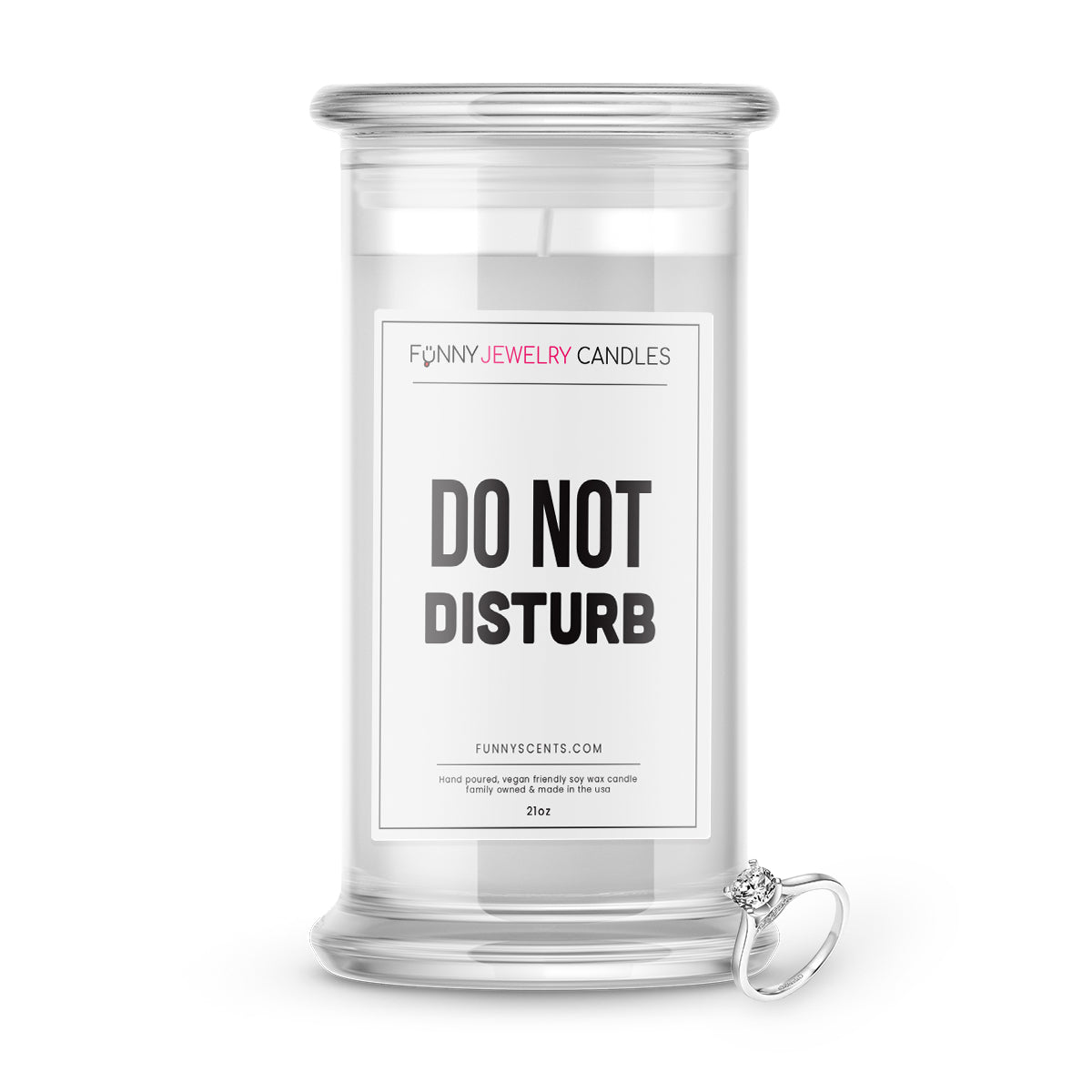 Do Not Disturb Jewelry Funny Candles