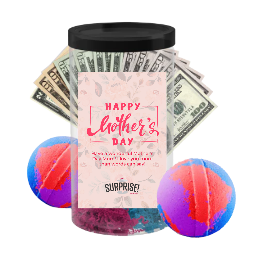 Happy Mother's Day | MOTHERS DAY CASH MONEY BATH BOMBS