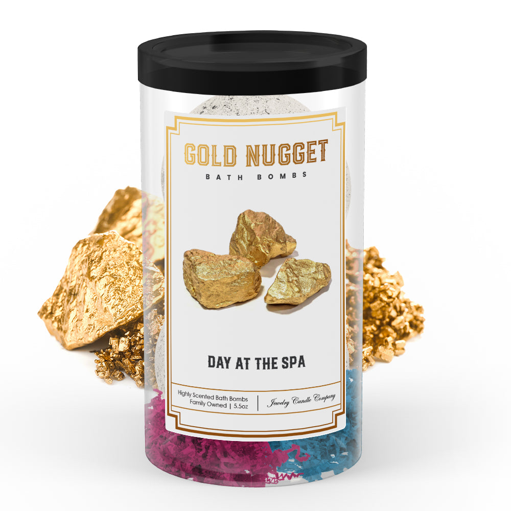 Day At The Spa Gold Nugget Bath Bombs