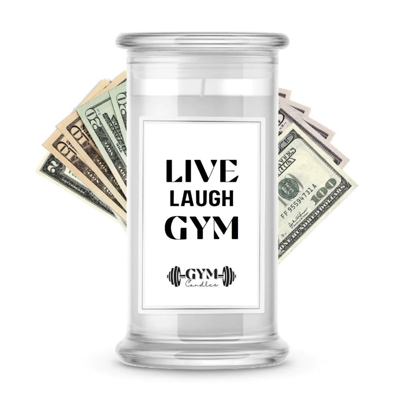 Live Laugh GYM | Cash Gym Candles