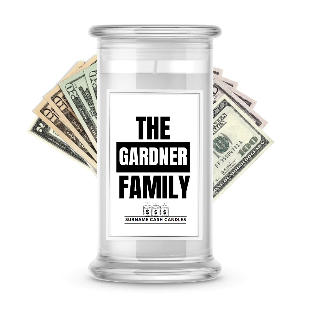 The Gardner Family | Surname Cash Candles