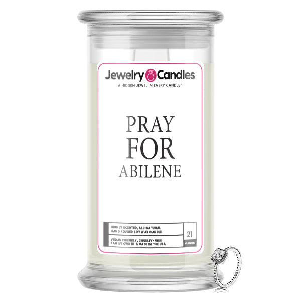 Pray For Abilene Jewelry Candle