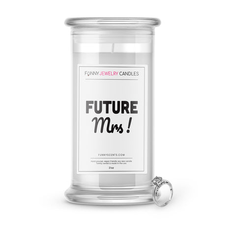 future mrs. jewelry funny candle