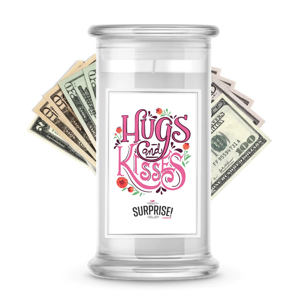 Hugs and Kisses | Valentine's Day Surprise Cash Candles