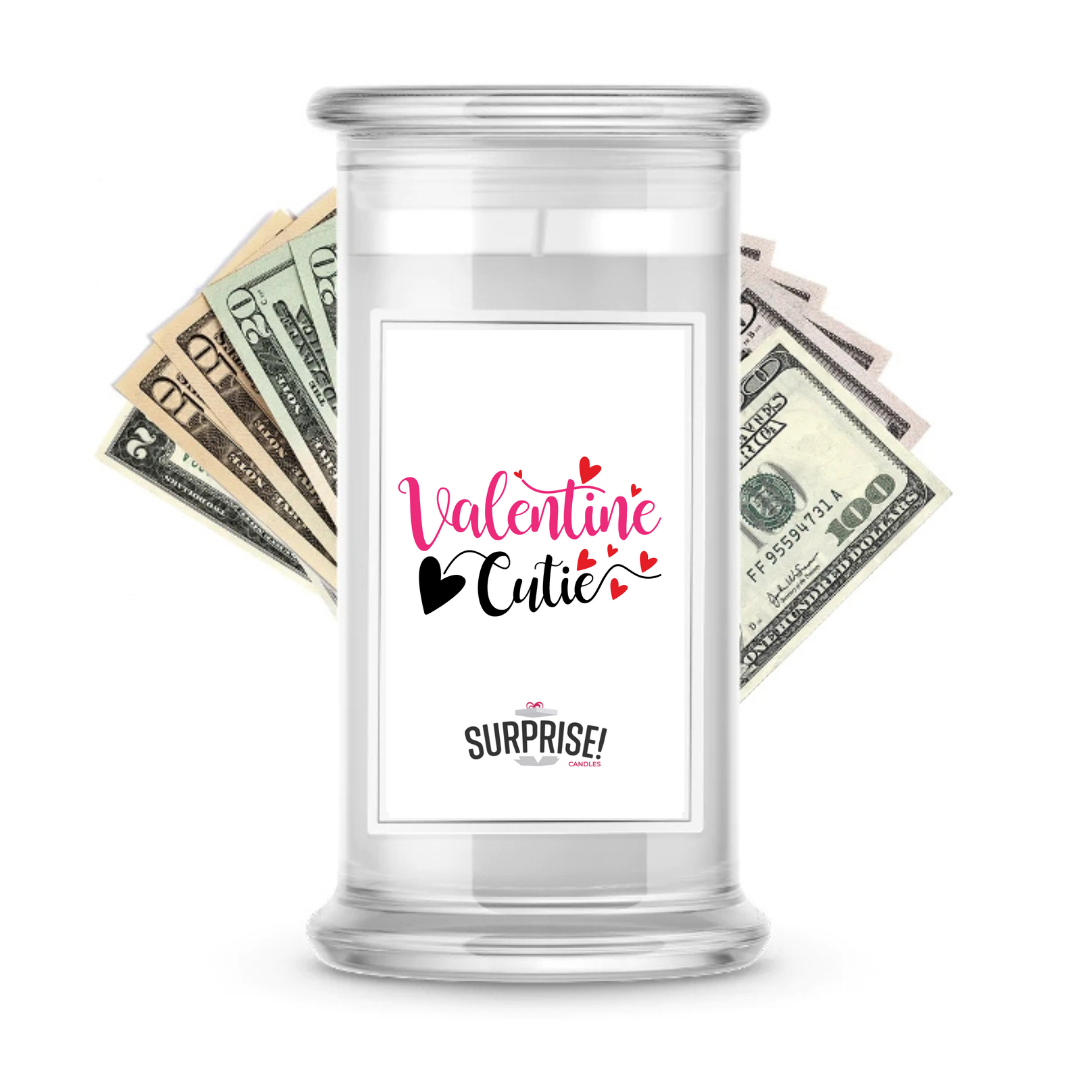 Valentine's Cutie | Valentine's Day Surprise Cash Candles