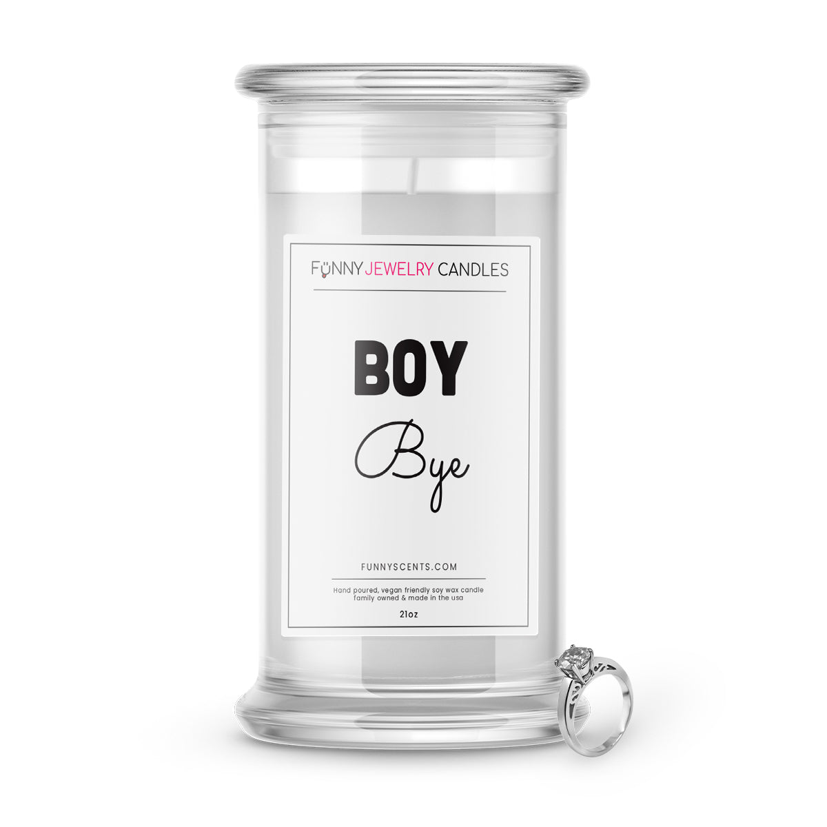 Boy Bye Jewelry Funny Candles