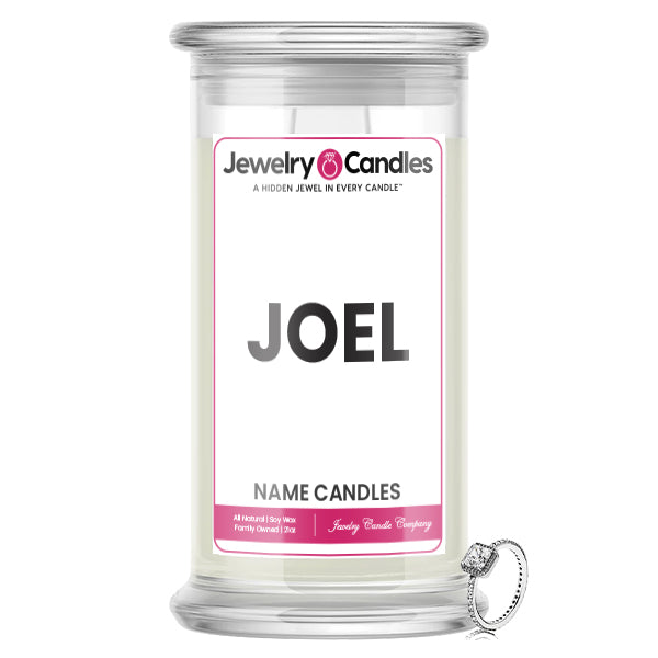 JOEL Name Jewelry Candles
