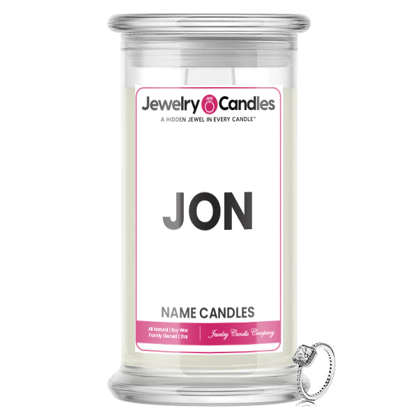JON Name Jewelry Candles