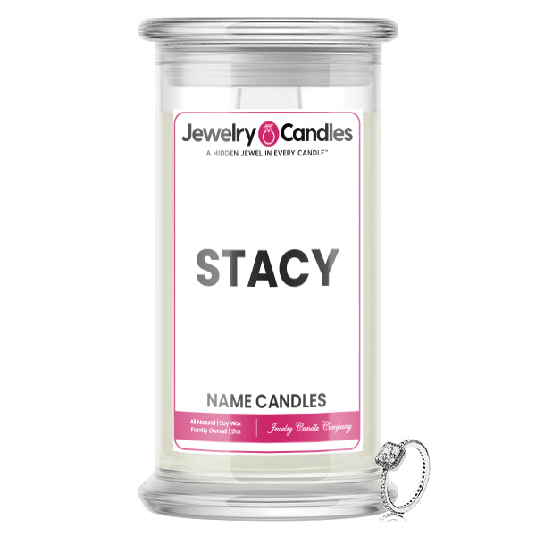 STACY Name Jewelry Candles