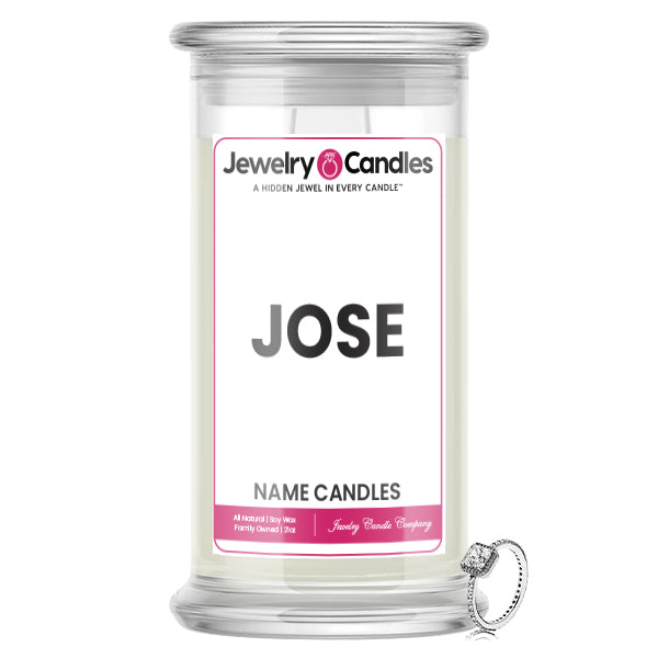 JOSE Name Jewelry Candles