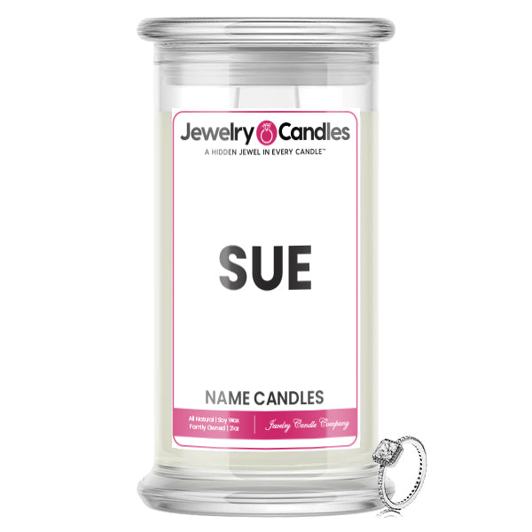 SUE Name Jewelry Candles