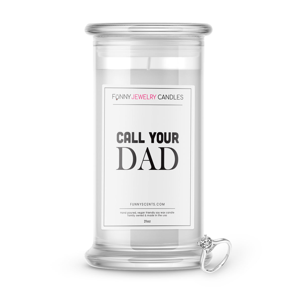 Call Your Dad Jewelry Funny Candles