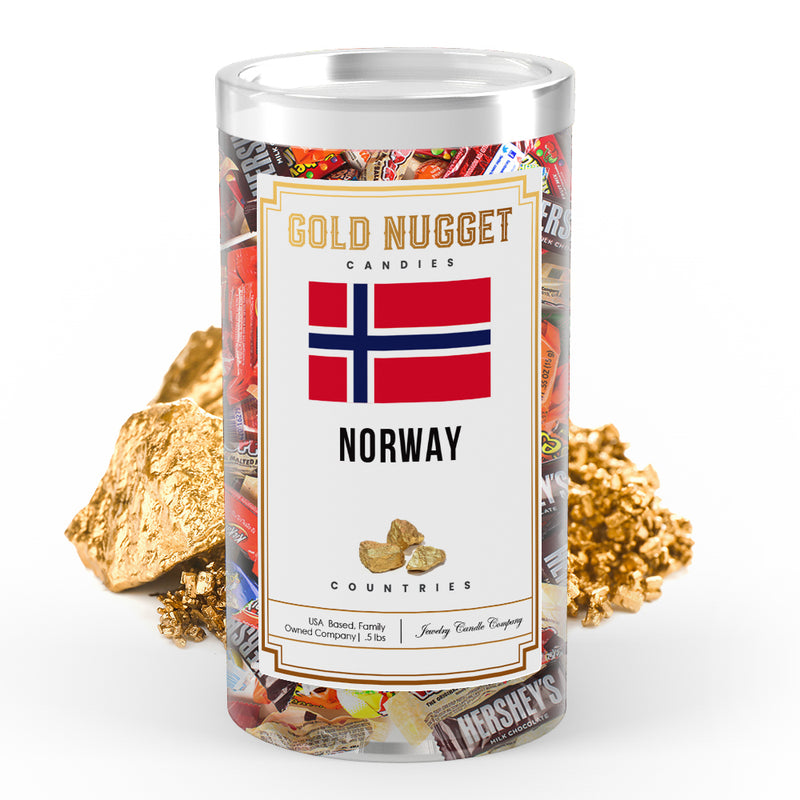 Norway Countries Gold Nugget Candy