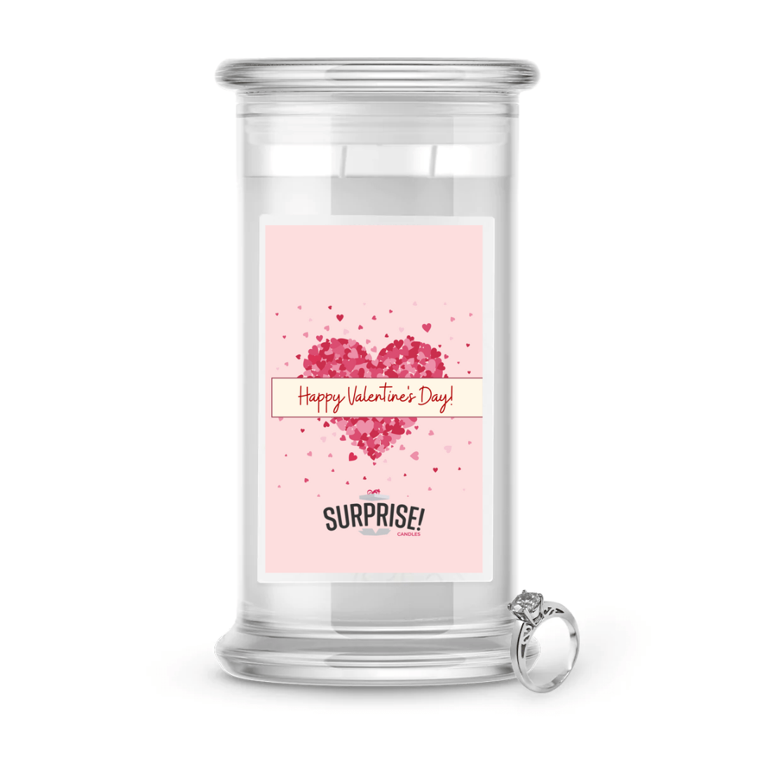 Happy Valentine's Day  | Valentine's Day Surprise Jewelry Candles