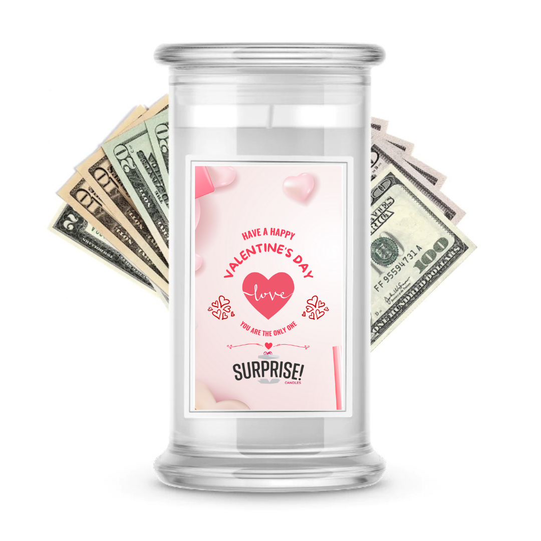 Have a Happy Valentine's Day | Valentine's Day Surprise Cash Candles