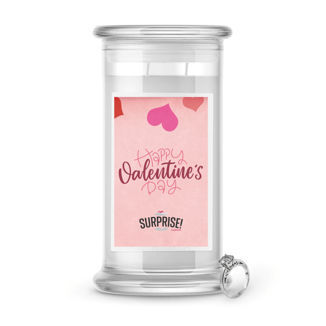 Happy Valentine's Day | Valentine's Day Surprise Jewelry Candles