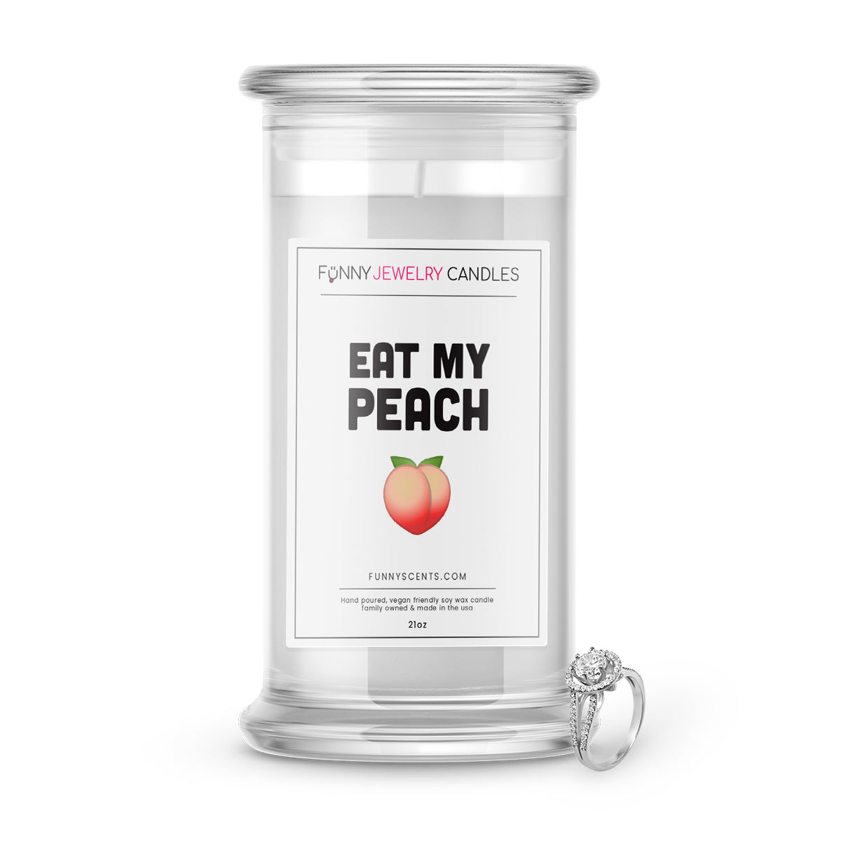East My Peach Butty Jewelry Funny Candles