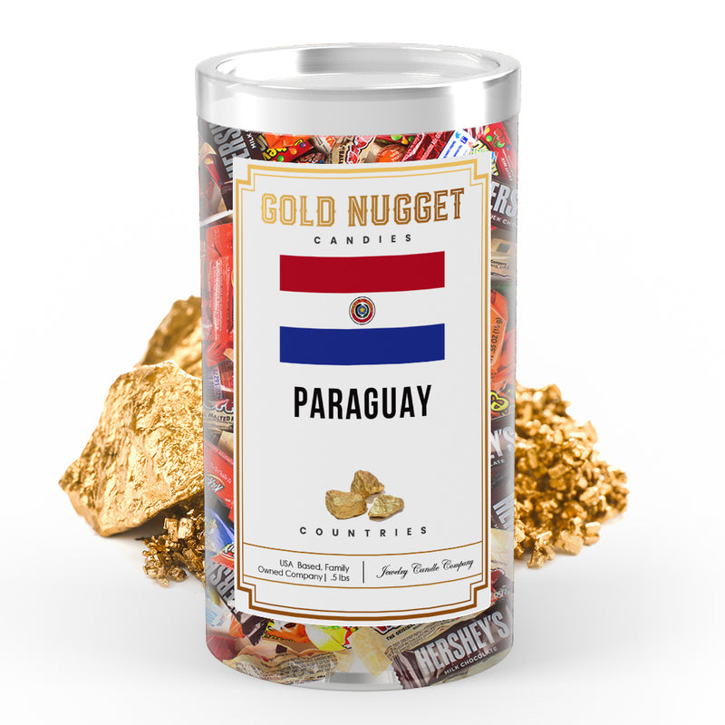 Paraguay Countries Gold Nugget Candy