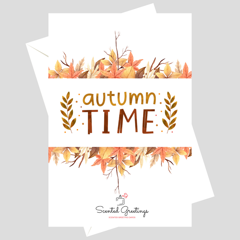 Autumn Time | Scented Greeting Cards