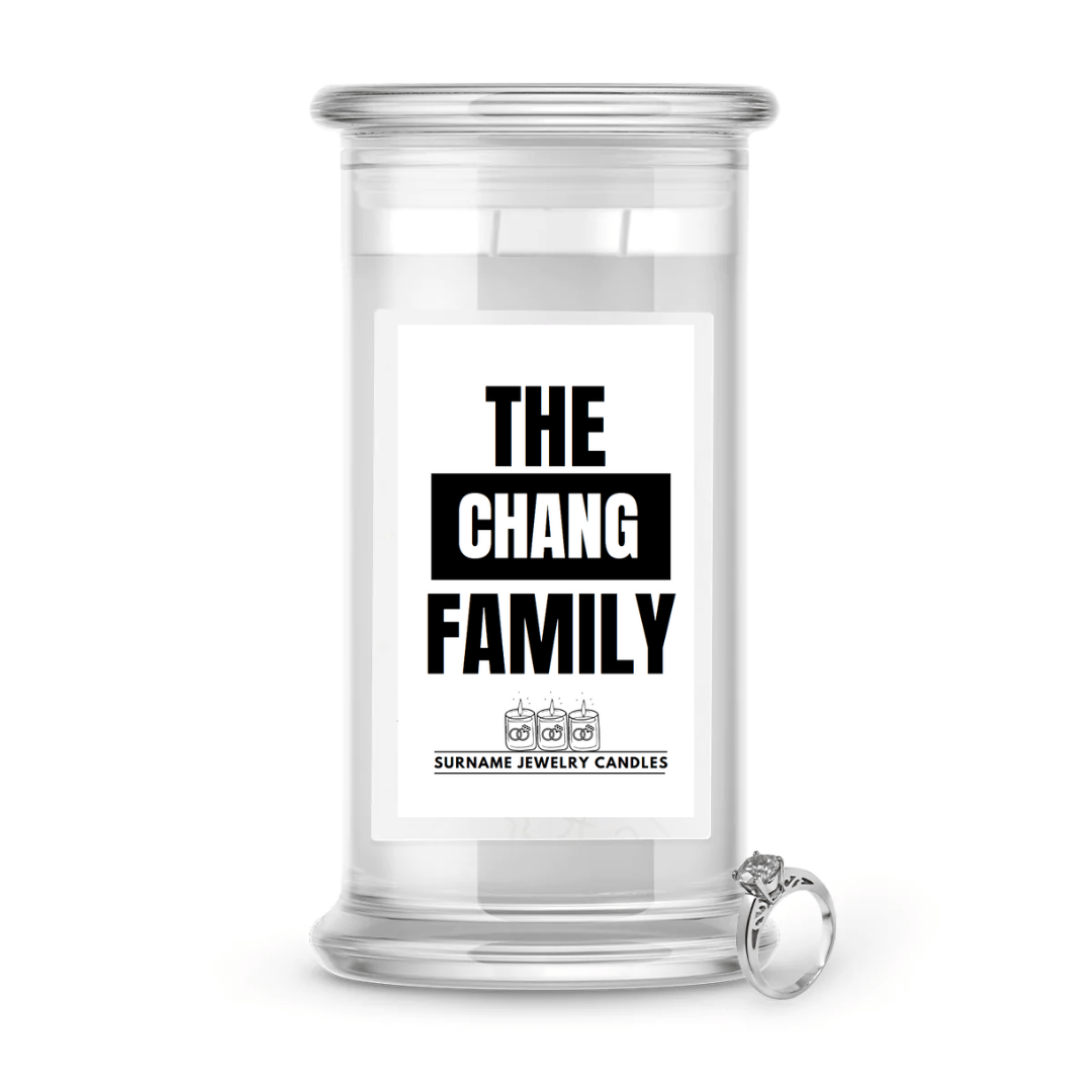 The Chang Family | Surname Jewelry Candles