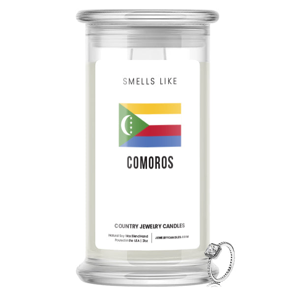 Smells Like Comoros Country Jewelry Candles