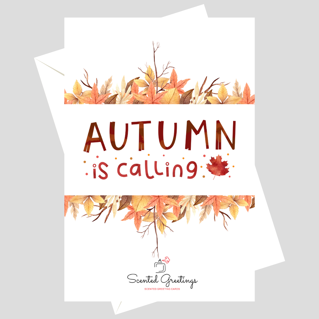 Autumn is Calling | Scented Greeting Cards