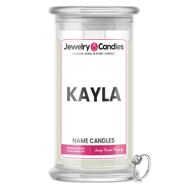 KAYLA Name Jewelry Candles
