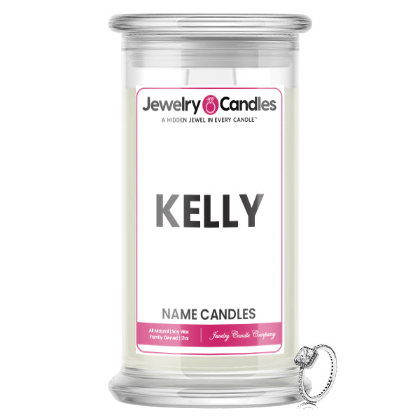 KELLY Name Jewelry Candles