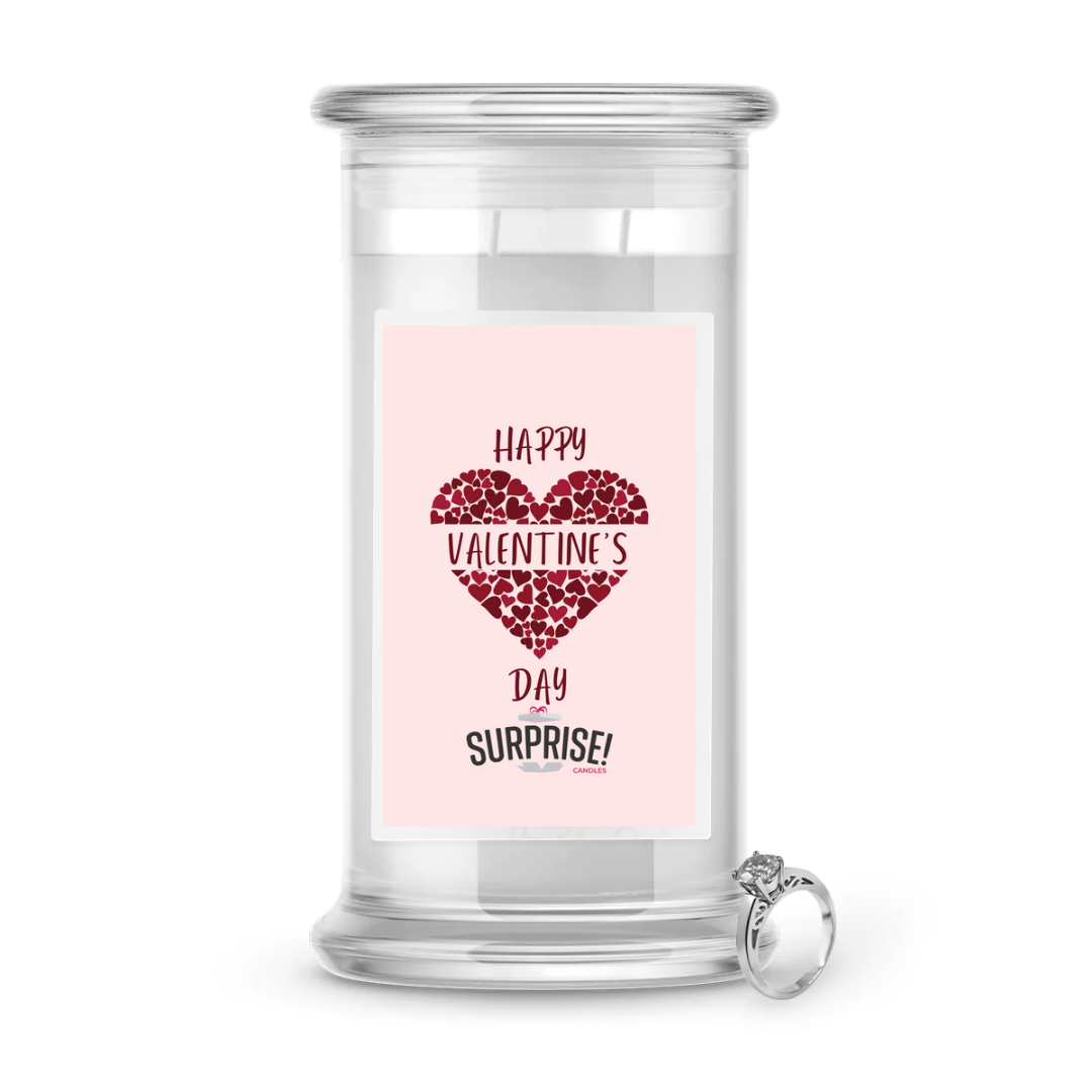 Happy Valentine's Day  | Valentine's Day Surprise Jewelry Candles