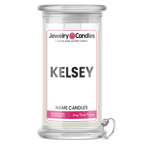 KELSEY Name Jewelry Candles