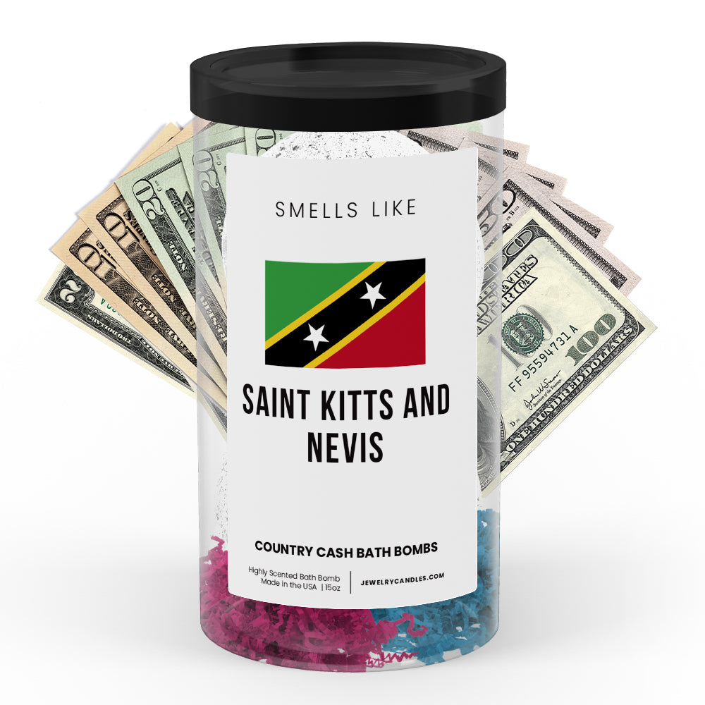 Smells Like Saint Kitta and Nevis Country Cash Bath Bombs