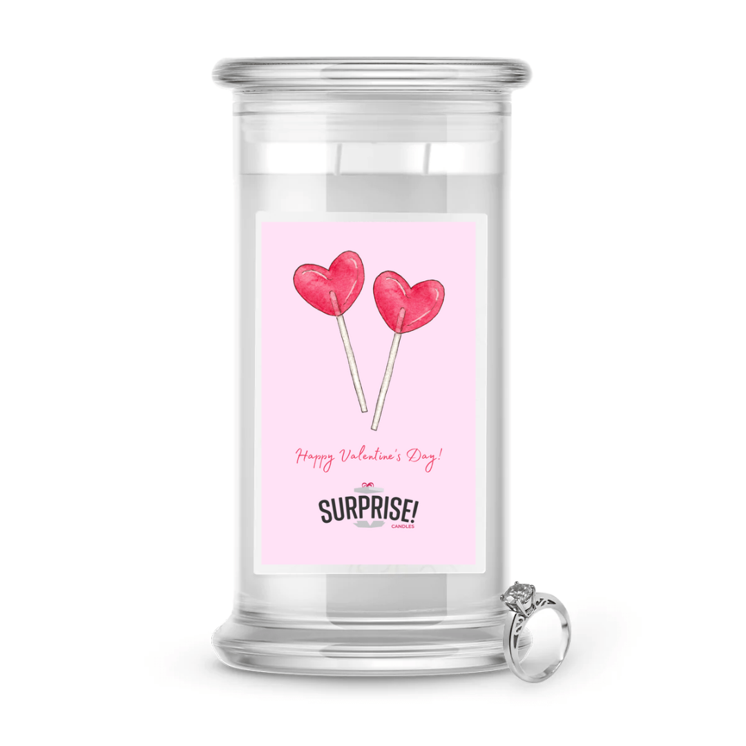 Happy Valentine's Day  | Valentine's Day Surprise Jewelry Candles