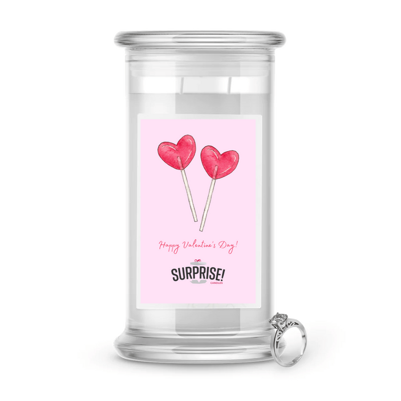 Happy Valentine's Day  | Valentine's Day Surprise Jewelry Candles