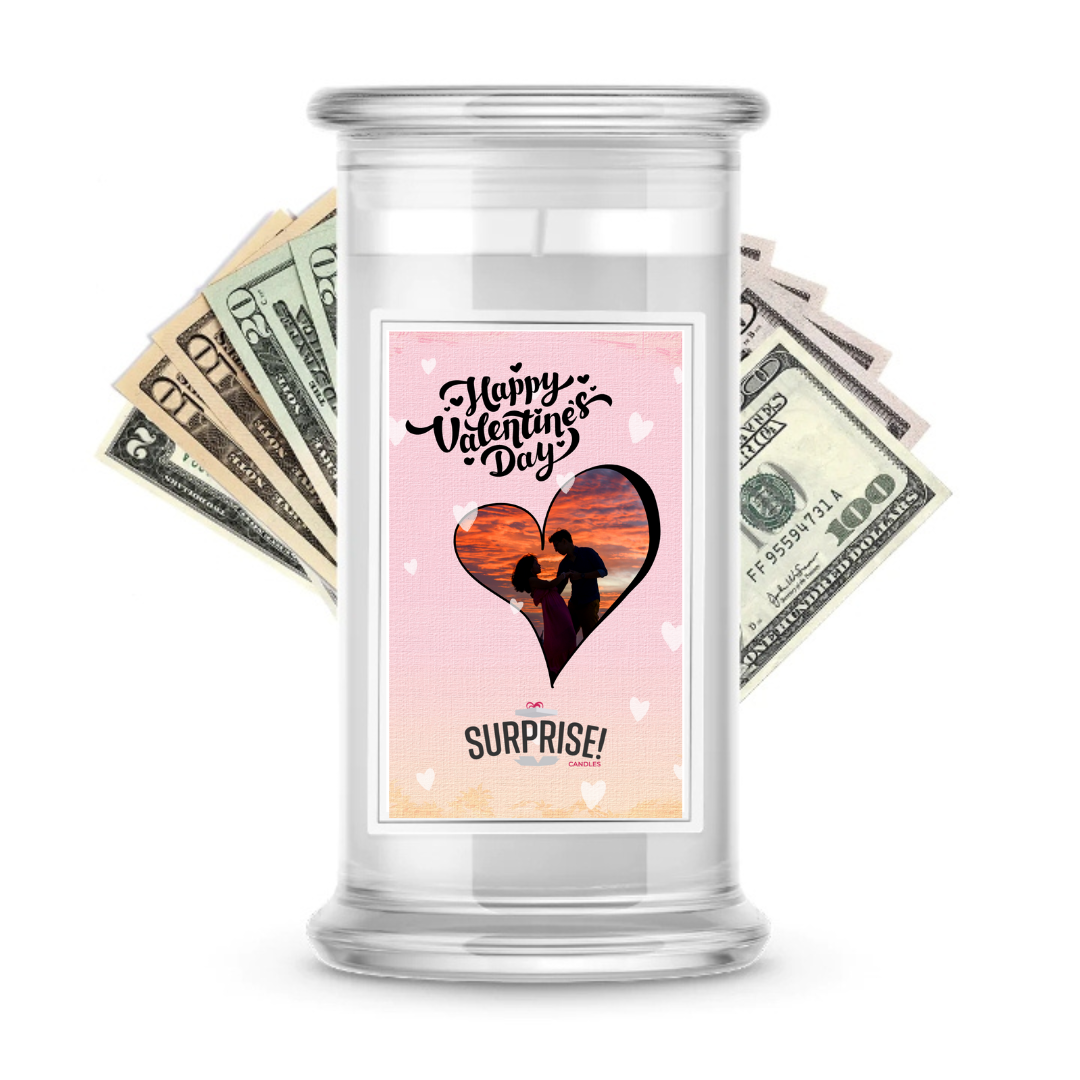 Happy Valentine's Day  | Valentine's Day Surprise Cash Candles