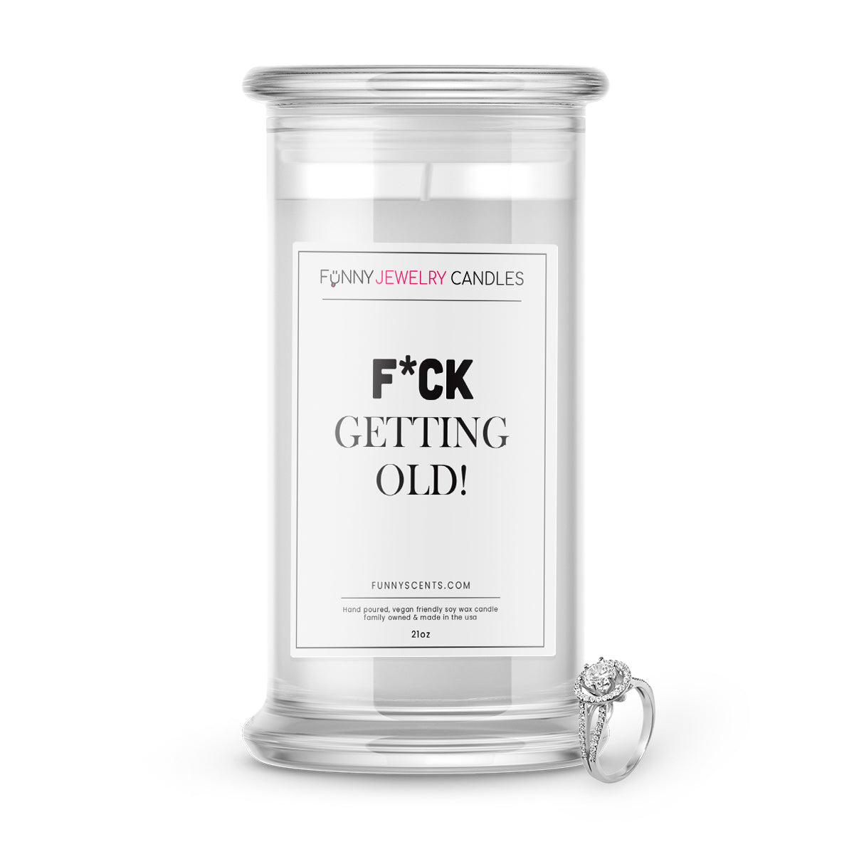 F*ck Getting Old! Jewelry Funny Candles