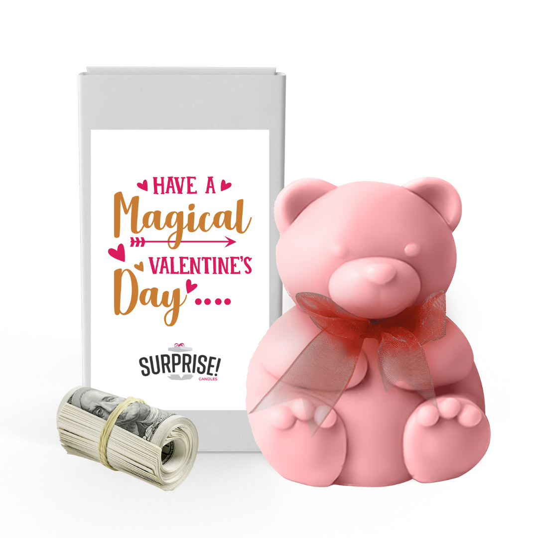 Have a Magical Valentine's Day  | Valentines Day Surprise Cash Money Bear Wax Melts