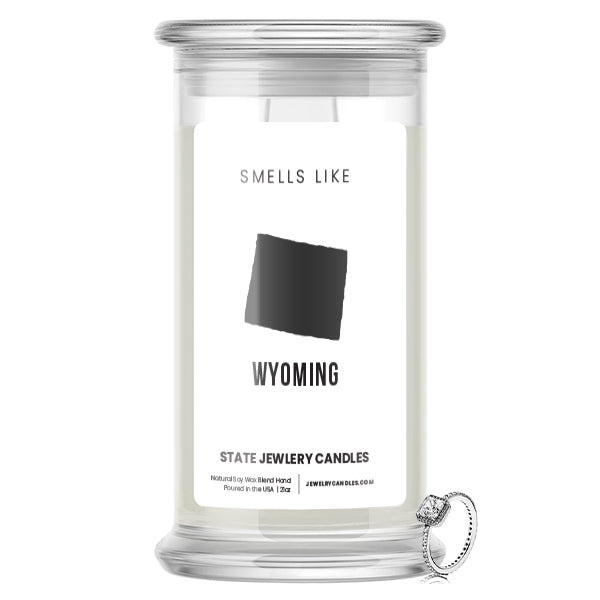 Smells Like Wyoming State Jewelry Candles