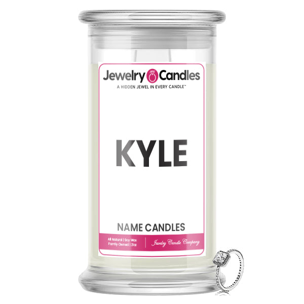 KYLE Name Jewelry Candles