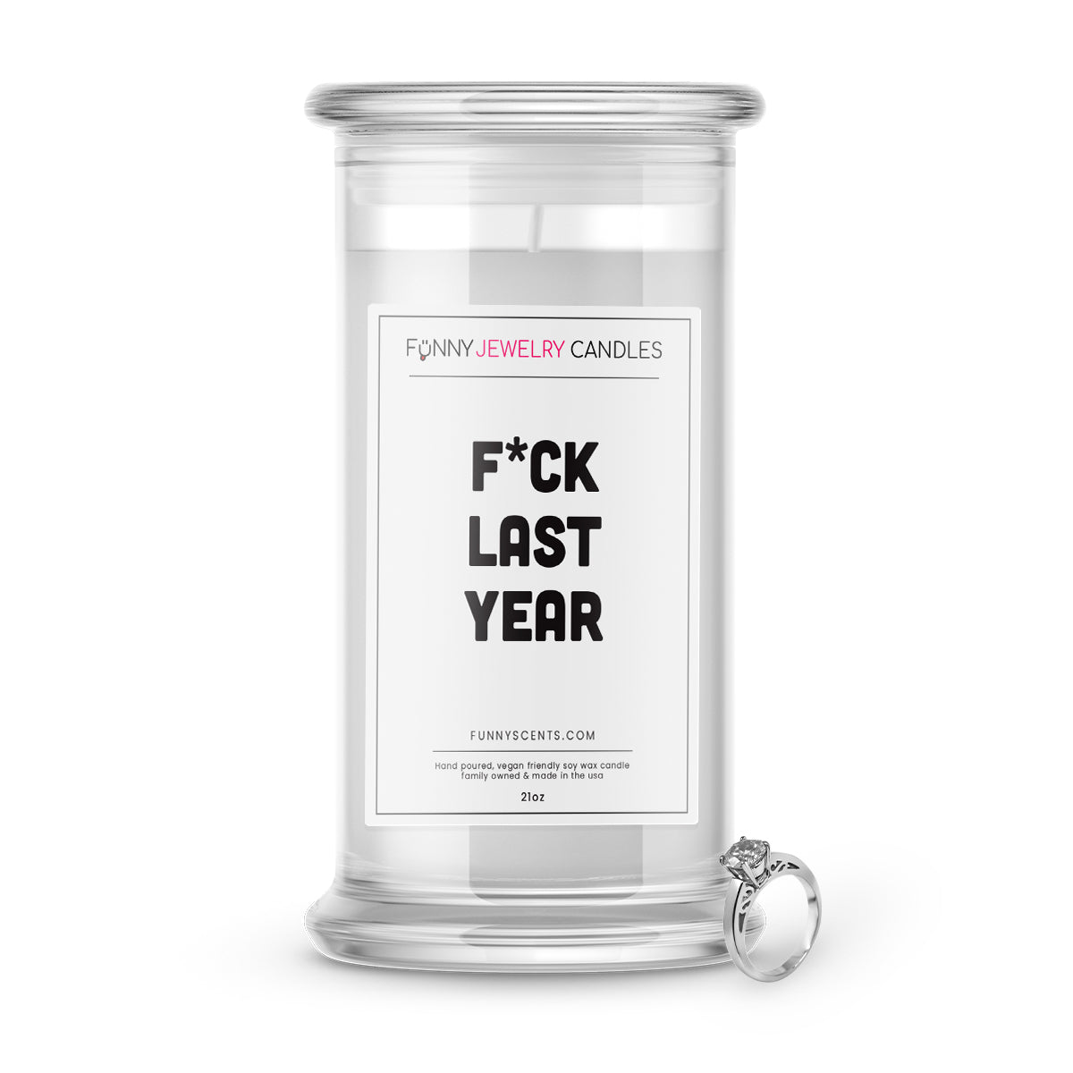 F*ck Last Year Jewelry Funny Candles